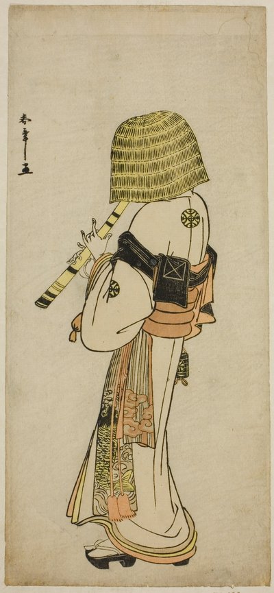 الممثل ناكامورا ناكازو الأول في دور Kakogawa Honzo في Komuso Attire في مسرحية Kanadehon Chushingura ، تم تقديمه في مسرح Ichimura في الشهر السابع ، 1783 بواسطة كاتسوكاوا شونشو