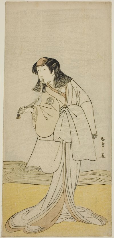 مسرحية Ume-goyomi Akebono Soga ، التي تم عرضها في مسرح Ichimura في الشهر الثاني ، بواسطة كاتسوكاوا شونشو