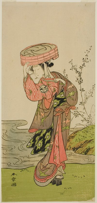 الممثل Segawa Yujiro (أو Segawa Kikunojo III) في دور مجهول بواسطة كاتسوكاوا شونشو