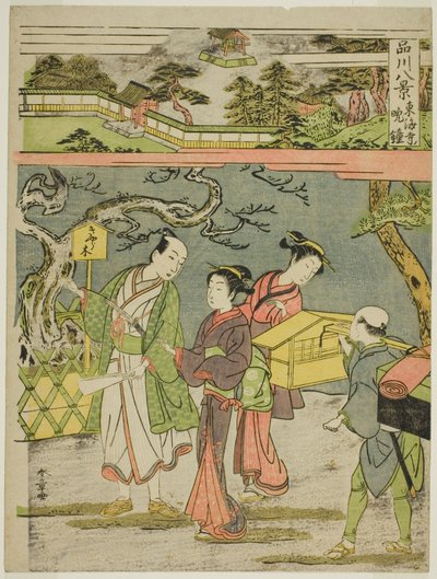 توكيجي نو بانشو ، من مسلسل "Shinagawa Hakkei (ثمانية مناظر لشيناغاوا)" بواسطة كاتسوكاوا شونشو