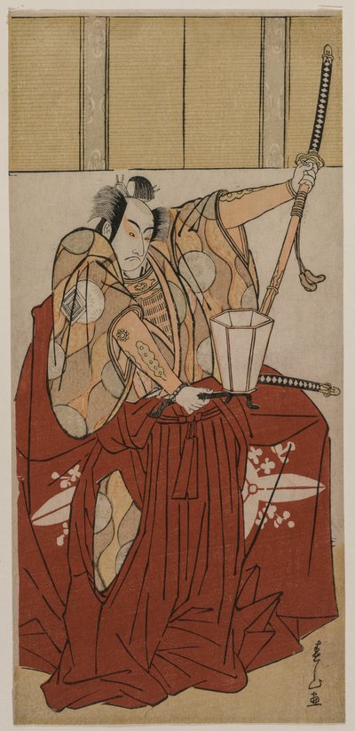 Ichikawa Monnosuke II بدور Urabe no Suetake بواسطة كاتسوكاوا شونزان
