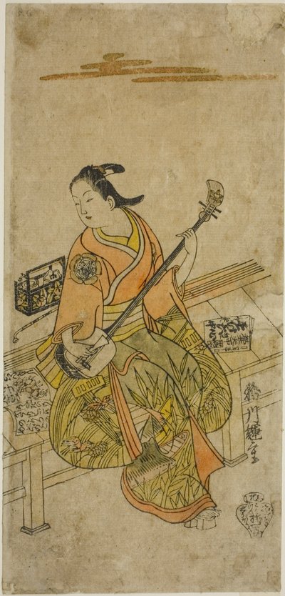 الممثل ياماشيتا كوساسابورو بواسطة Katsukawa Terushige