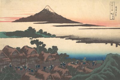 الفجر في Isawa في مقاطعة Kai Koshu Isawa no akatsuki ، من السلسلة ستة وثلاثون ... ، كاليفورنيا. 1830-32. بواسطة كاتسوشيكا هوكوساي