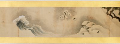 تفاصيل Handscroll مع صور متنوعة ، فترة إيدو ، 1839 حبر ولون على الورق بواسطة كاتسوشيكا هوكوساي