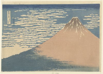 طقس صافٍ ورياح جنوبية Gaifu kaisei (العنوان على الكائن) 36 مشاهد لجبل فوجي (عنوان السلسلة) Fugaku Sanjurokkei (عنوان المسلسل على الكائن) بواسطة كاتسوشيكا هوكوساي