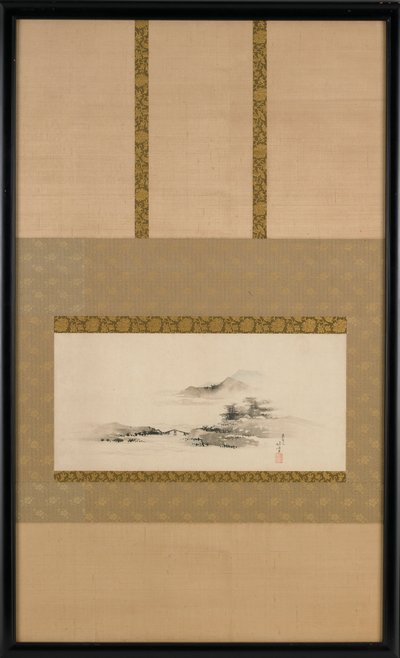 المناظر الطبيعية ، فترة إيدو ، كاليفورنيا. 1801-1802. بواسطة كاتسوشيكا هوكوساي