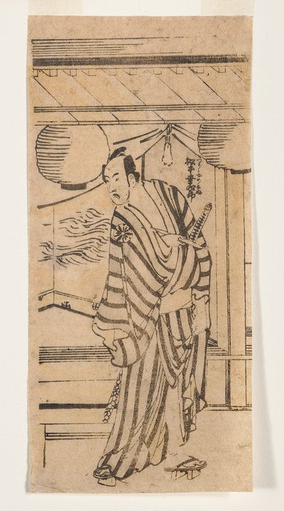 ماتسوموتو كوشيرو مثل Tsurigane no Mibu ، 1788-92 (قطعة خشبية) بواسطة كاتسوشيكا هوكوساي
