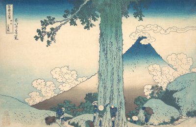 ممر ميشيما في مقاطعة كاي Koshu Mishima Goe ، من سلسلة ستة وثلاثون مشاهدة ... ، كاليفورنيا. 1830-32. بواسطة كاتسوشيكا هوكوساي