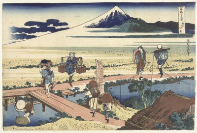 Nakahara في مقاطعة Sagami Soshu Nakahara (العنوان على الكائن) 36 مشاهد لجبل فوجي (عنوان السلسلة) Fugaku sanjurokkei (عنوان السلسلة على الكائن) بواسطة نيشيمورا يوهاتشي