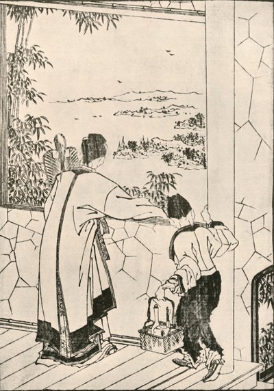الناس ينظرون من نافذة ، أواخر القرن الثامن عشر وأوائل القرن التاسع عشر ، 1924. بواسطة كاتسوشيكا هوكوساي