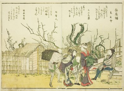 حديقة البرقوق (Umeyashiki) ، من المجلد. 1 من الكتاب المصور "نظرة سريعة على مناظر جميلة للعاصمة الشرقية (توتو شوكي إيشيران)" بواسطة كاتسوشيكا هوكوساي