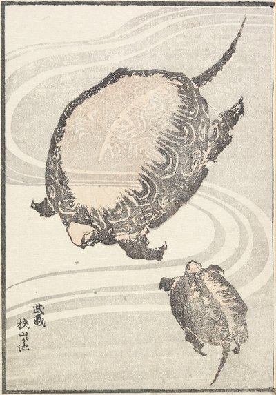 Sayama-ga-ike Pond في مقاطعة موساشي ، 1817 بواسطة كاتسوشيكا هوكوساي