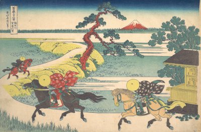 قرية السكية على نهر سوميدا Sumidagawa Sekiya no sato من مسلسل ثي ... حوالي 1830-1832. بواسطة كاتسوشيكا هوكوساي
