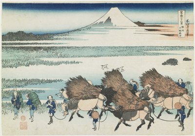 الحقول من O_no في مقاطعة سوروجا ، 1831-1834 بواسطة كاتسوشيكا هوكوساي