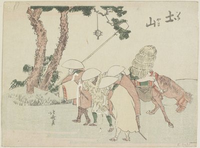 تسوتشياما ، 1799-1802 بواسطة كاتسوشيكا هوكوساي