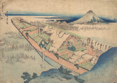 Ushibori في مقاطعة هيتاشي Joshu Ushibori ، من سلسلة ستة وثلاثون مشهدًا لـ ... ، كاليفورنيا. 1830-32. بواسطة كاتسوشيكا هوكوساي