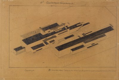 المباني الحديثة ، 1923-1924 بواسطة كازيمير سيفرينوفيتش ماليفيتش