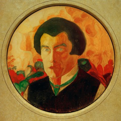 بورتريه ذاتي 1909-1910 بواسطة كازيمير سيفرينوفيتش ماليفيتش