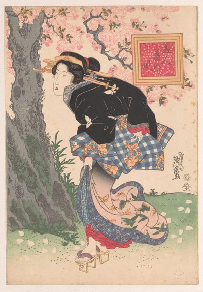 الجمال في عاصفة الربيع Bijin haru no kaze (العنوان على الكائن) بواسطة الحديد Keisai