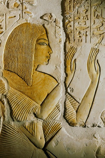 مقبرة مايا؛ مصر؛ علم الآثار؛ المملكة الحديثة؛ سقارة، عصر العمارنة، الفن، 2002 (صورة) بواسطة كينيث جاريت