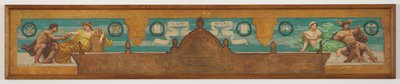 Law Reigns، Study for Central Panel of "The Reign of Law،" Frieze for Appellate Court، New York بواسطة كينيون كوكس