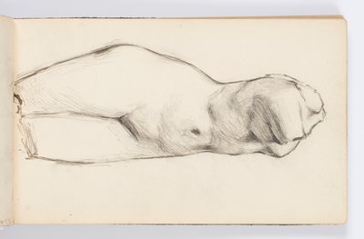 صفحة كراسة الرسم: تمثال كلاسيكي بواسطة كينيون كوكس