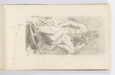 صفحة كراسة الرسم: المريخ يستريح ، بعد فيلاسكيز بواسطة كينيون كوكس