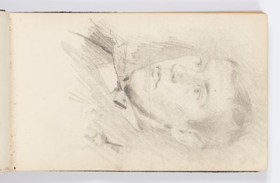صفحة كراسة الرسم: صورة لشاب بواسطة كينيون كوكس