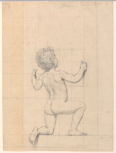 دراسة عن "Genius" ، "The Arts" ، مكتبة الكونغرس ، واشنطن العاصمة. بواسطة Kenyon Cox