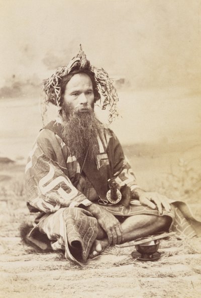 عين اينو ، c 1890s (طباعة الجيلاتين الفضية) بواسطة كنزو تاموتو