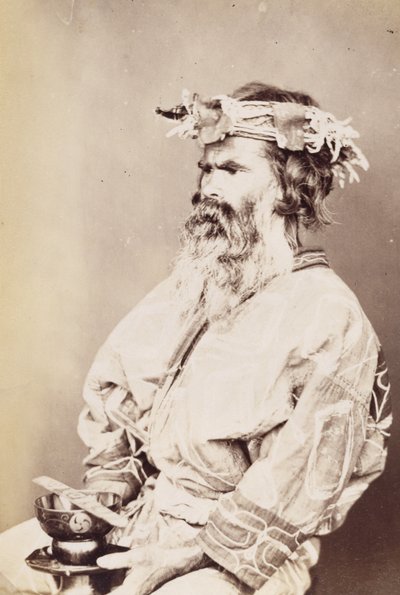 عين اينو ، c 1890s (طباعة الجيلاتين الفضية) بواسطة كنزو تاموتو