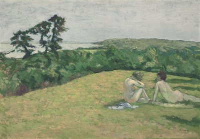 أمام البحر (فارينجفيل)، قبل عام 1910 (زيت على قماش) بواسطة Ker Xavier Roussel