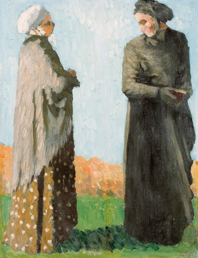 الفلاحون في فستان الأحد ، 1890 بواسطة كير كزافييه روسيل