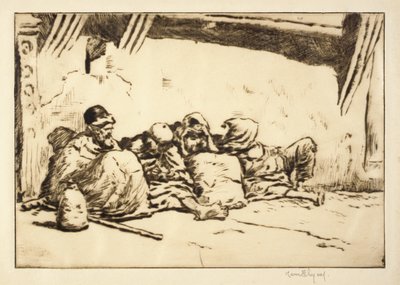 المتسولون عند الجدار بواسطة كير إيبي