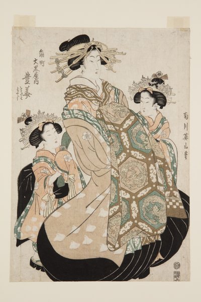 Toyohana of Sumich؟ Daikokuya (Sumich؟ Daikokuya-uchi Toyohana) (طباعة خشبية ملونة) بواسطة كيكوكاوا إيزان
