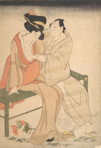 زوج من العشاق 1795. بواسطة كيتاجاوا أوتامارو