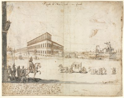 ثمانية عشر منظرًا لروما: The Quirinale بواسطة كيتاجاوا أوتامارو
