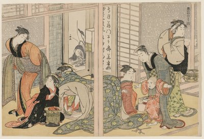 متع أنيقة من الفصول الأربعة ، ج. 1782. بواسطة كيتاجاوا أوتامارو