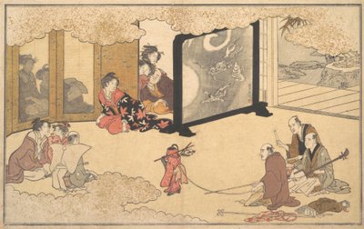رؤية الأداء ، 1789. بواسطة كيتاجاوا أوتامارو