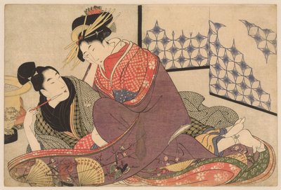 شاب يدخن مع مومس التقى جونغ مان المحظية Negai no itoguchi (عنوان المسلسل) بواسطة كيتاجاوا أوتامارو