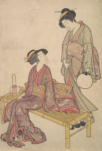 فانوس اليد ، كاليفورنيا. 1790. بواسطة Kitao Shigemasa
