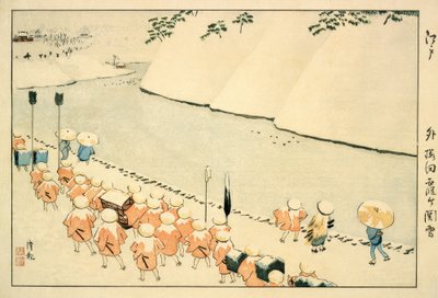 Schnee bei Soto-Sakurada, Kasumigaseki بواسطة كيوشيكا كوباياشي
