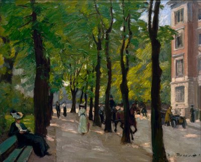 Königin-Augusta-Straße في Calandrelli– Platz في برلين بواسطة Konrad von Kardorff