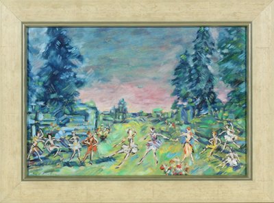 تصميم المسرح للباليه كورسير من تأليف أ. آدم ، 1914 بواسطة كونستانتين ألكسيفيتش كوروفين