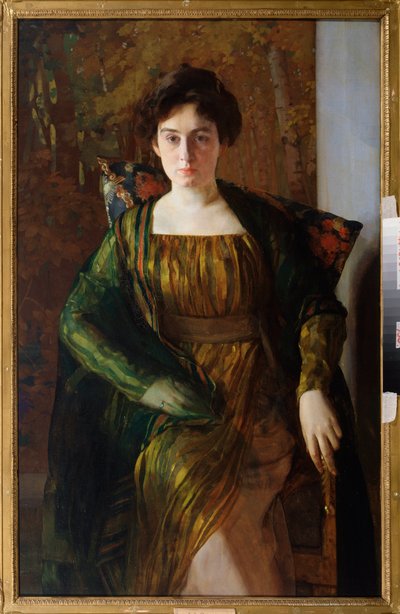 بورتريه دي هنريتا هيرشمان (1885-1970). Peinture de Konstantin (Constantin) Andreyevich Somov (1869-1939) ، huile sur Toile بواسطة كونستانتين أندرييفيتش سوموف