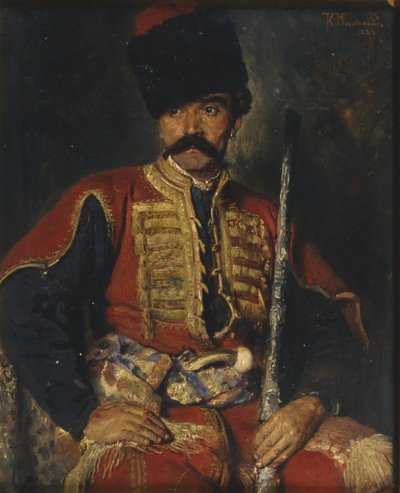 قوزاق زابوروجيان ، 1884 بواسطة كونستانتين إيجوروفيتش ماكوفسكي