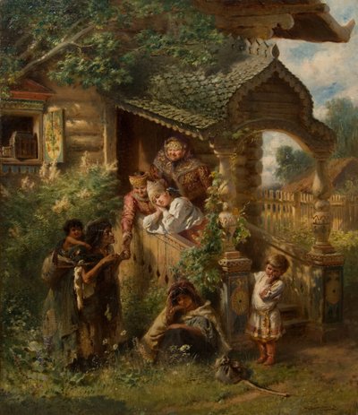 الكهانة ، 1884 بواسطة كونستانتين إيجوروفيتش ماكوفسكي