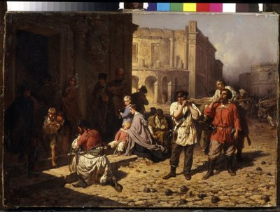 حصار سيفاستوبول عام 1854. (حصار سيفاستوبول عام 1854). حلقة من حرب القرم (1853-1856) ، نظمت قوات الحلفاء حصارًا مؤلمًا وقاتلًا للمدينة الروسية بينما ينظم سكان المدينة الدفاع والحصار. بواسطة كونستانتين نيكولايفيتش فيليبوف