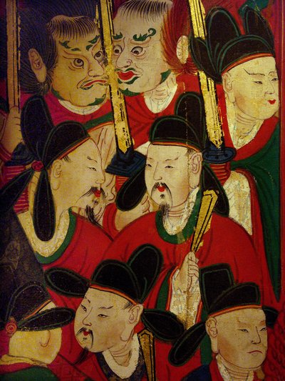 تفاصيل صورة الملك السادس (Danjong بواسطة المدرسة الكورية