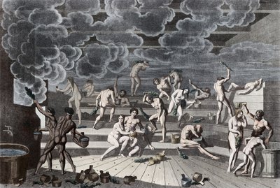 حمام روسي ، 1811 بواسطة كورنييف